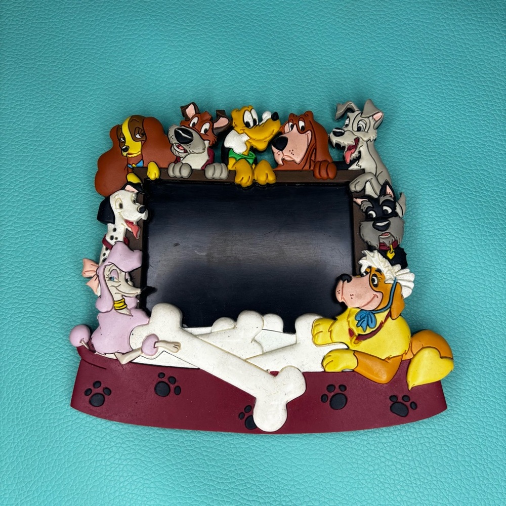 Disney Parks Disney Dogs Themed Rubber Vintage Picture Magnetic Frame 3X2